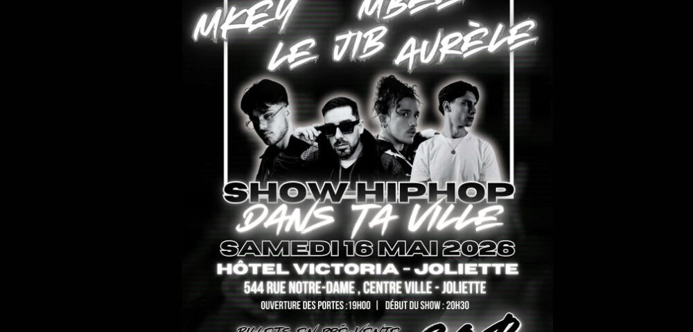Le Jib presenta 'Dans Ta Ville': El show de hip-hop que llega a Joliette el 16 de mayo